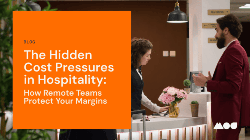 Hospitality operations team managing rising costs with remote support solutions